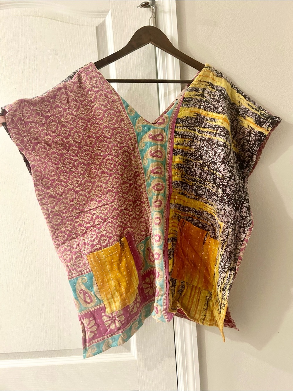 Shes1Oak Kantha Tunic With Pockets- Reversible